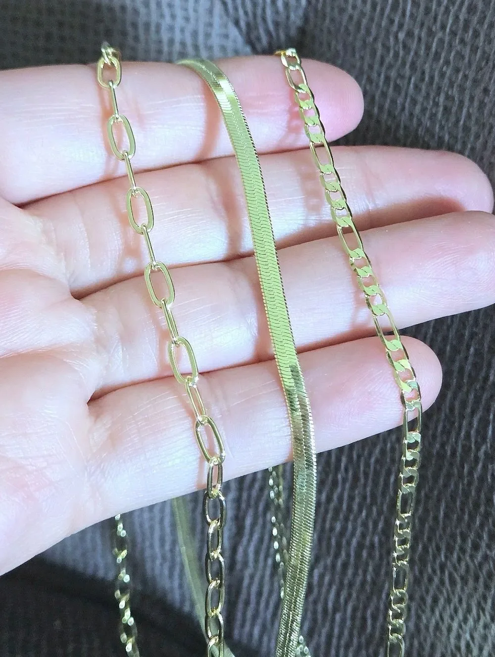 Aquamir Set of Three3️⃣ Gold💛 Waterproof Necklaces - NIB